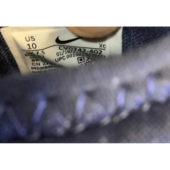 Nike Court React Vapor NXT Tennis Shoes Womens 10 Glacier Ice Navy CV0742-402 - Picture 7 of 7